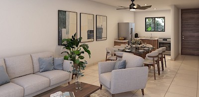 Casa en Gran Bosco Conkal, mod. A9-104