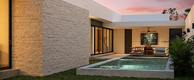 Residencia Colibrí en Dzityá, mod. C