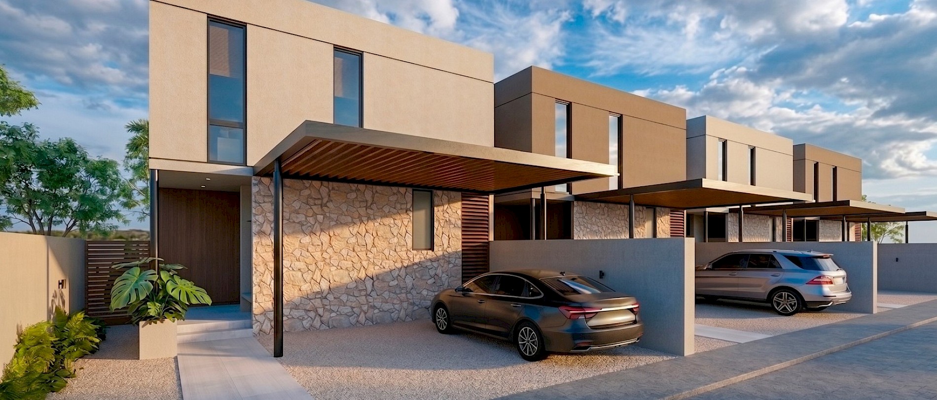 Residencias en Alma Cholul, mod. D