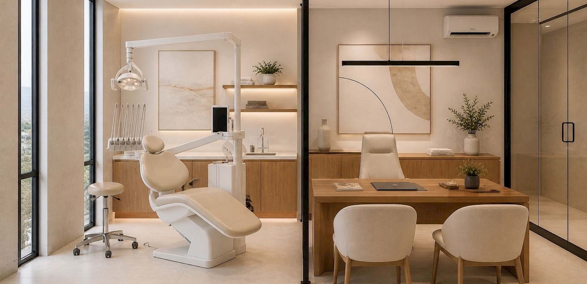 Consultorio en Urban District, mod. A