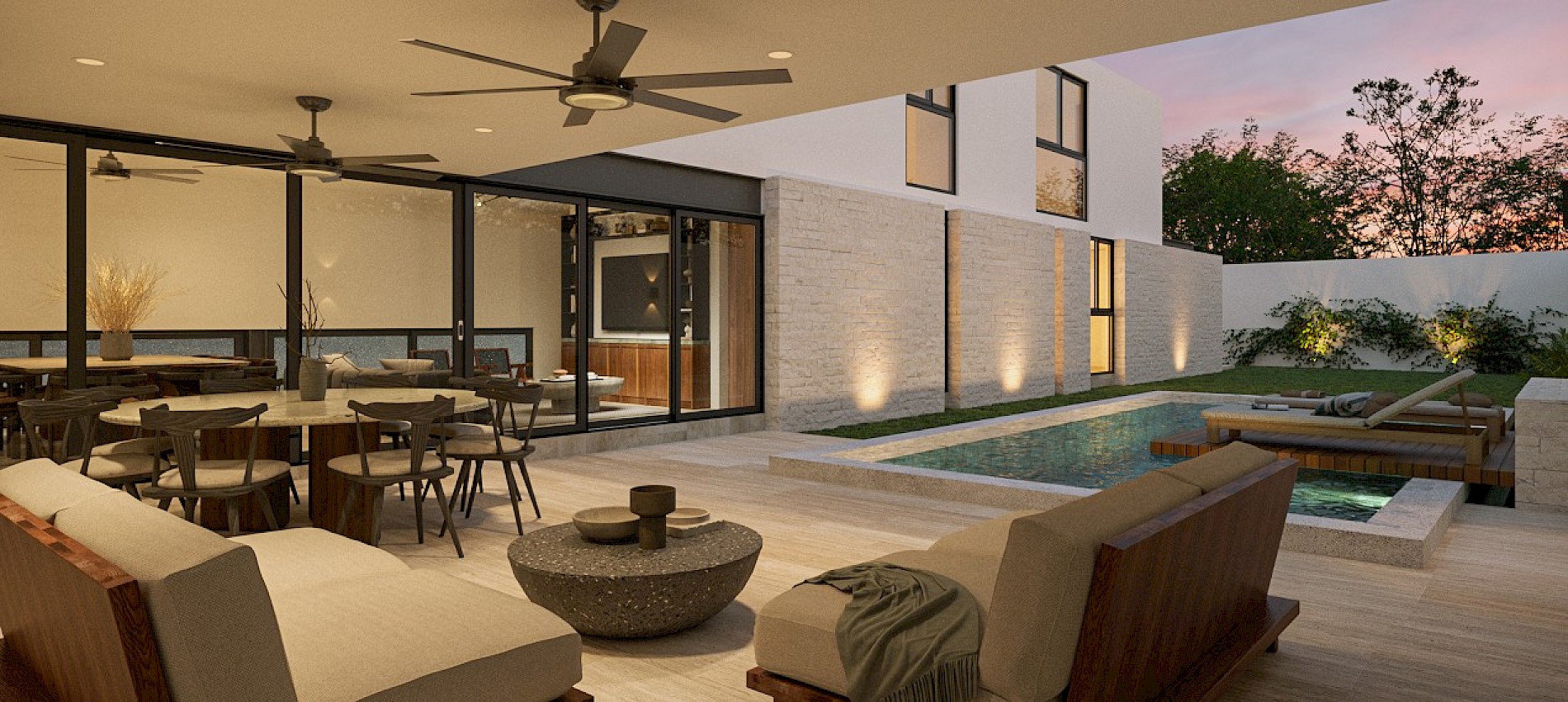 Residencia Colibrí en Dzityá, mod.  B
