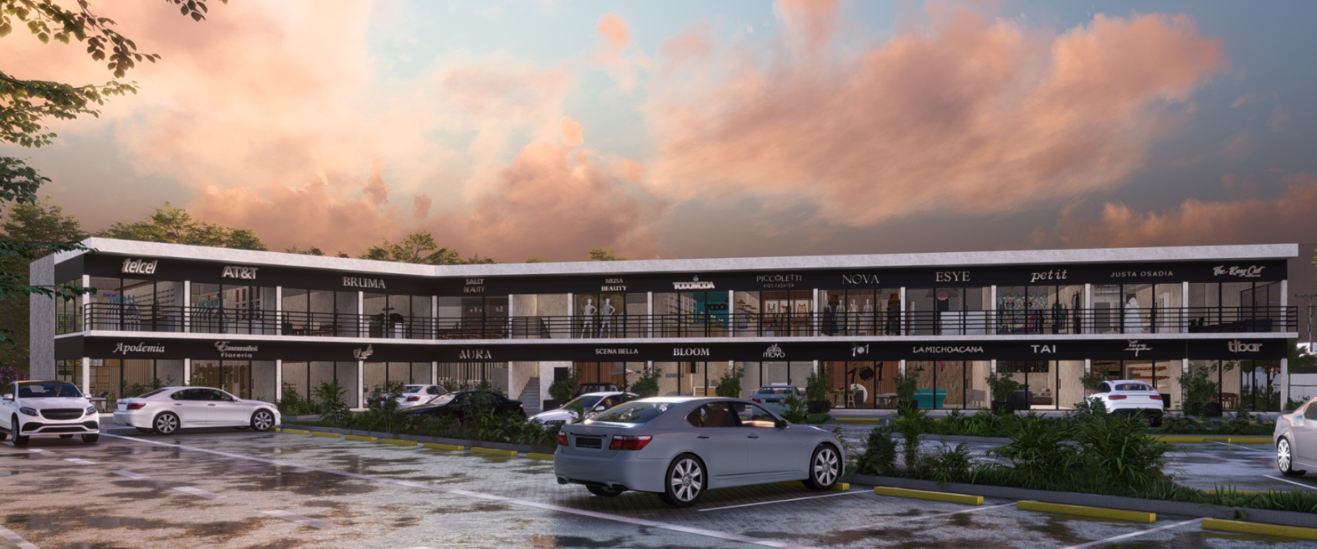 Local comercial en Plaza Frida Pinos, mod. PA