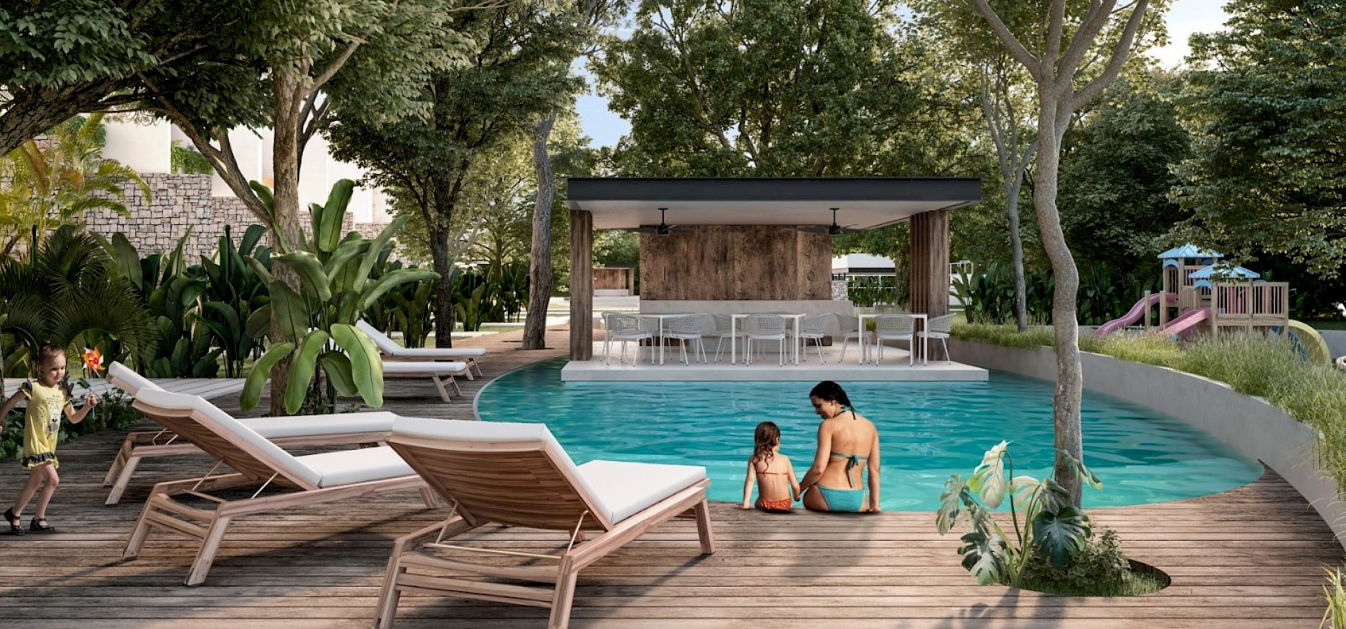 Departamento de 1 hab + estudio con Rooftop en Amara