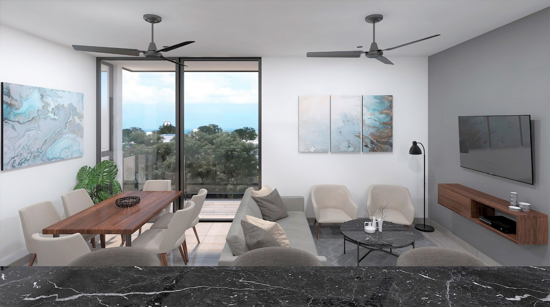 Departamento en Lumea, mod. 2 hab