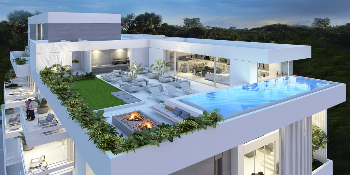 Departamento en White, mod. DW