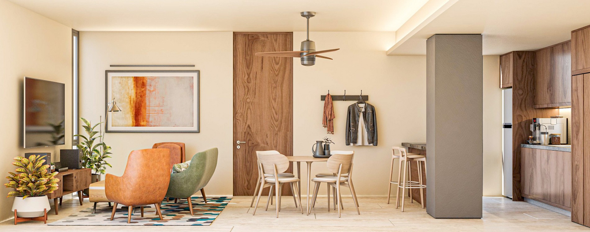Departamento en Landare, mod. 1 hab