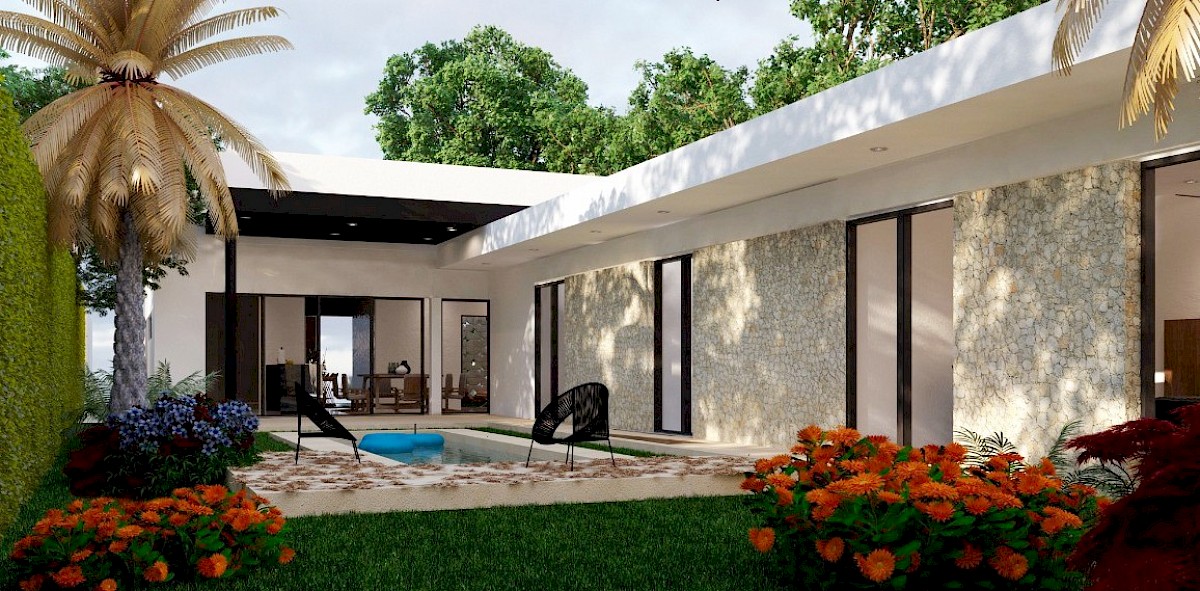 Casa en Chaac Tún, mod. 59
