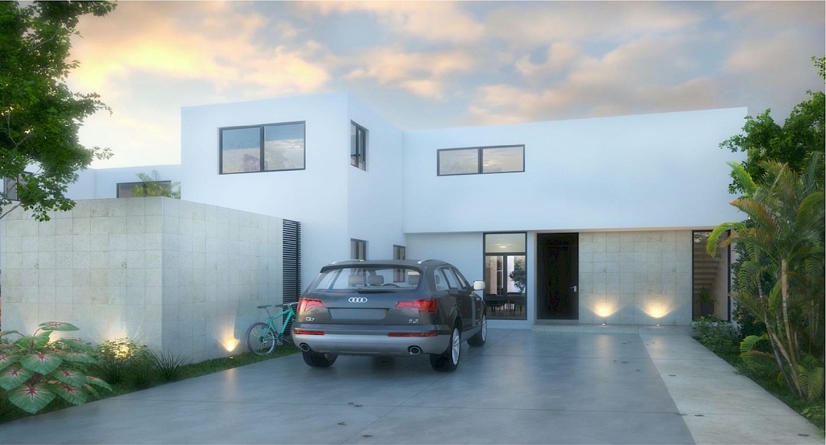 Villas en Palmar Dzityá, mod. A