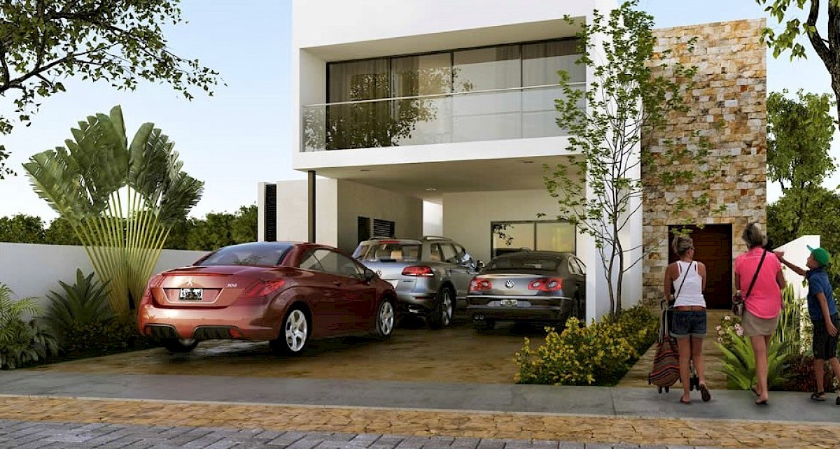 Casa en Privada Albarella, mod. D