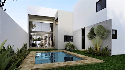 Casa en Privada Albarella, mod. C