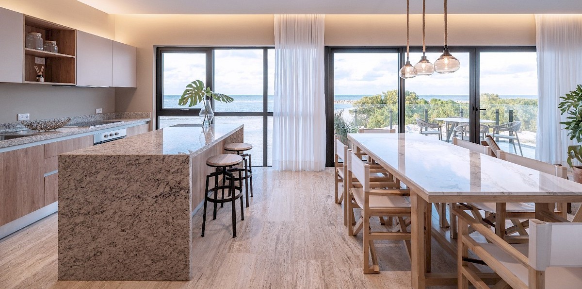 Departamento en Yucalpetén Resort Marina, mod. Sotavento 3 hab