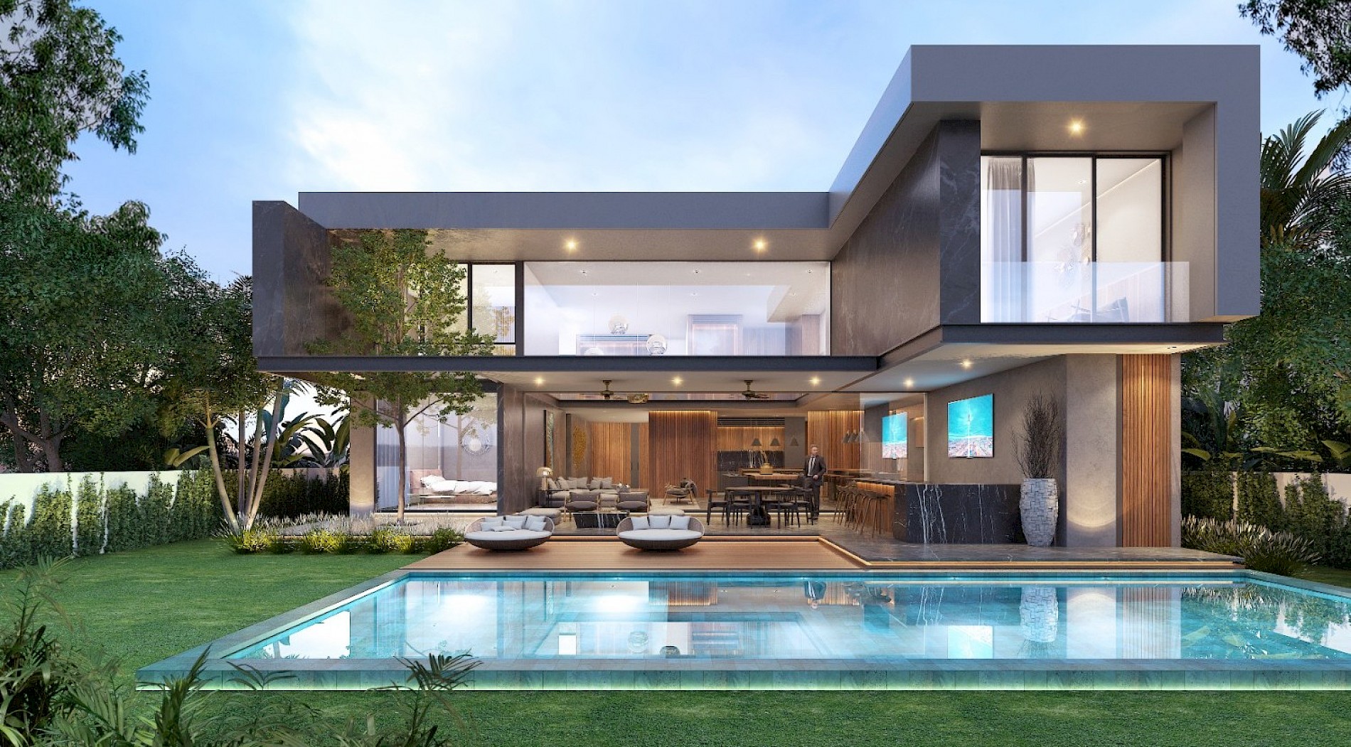 Residencia en Country Club, mod. Kilil 15