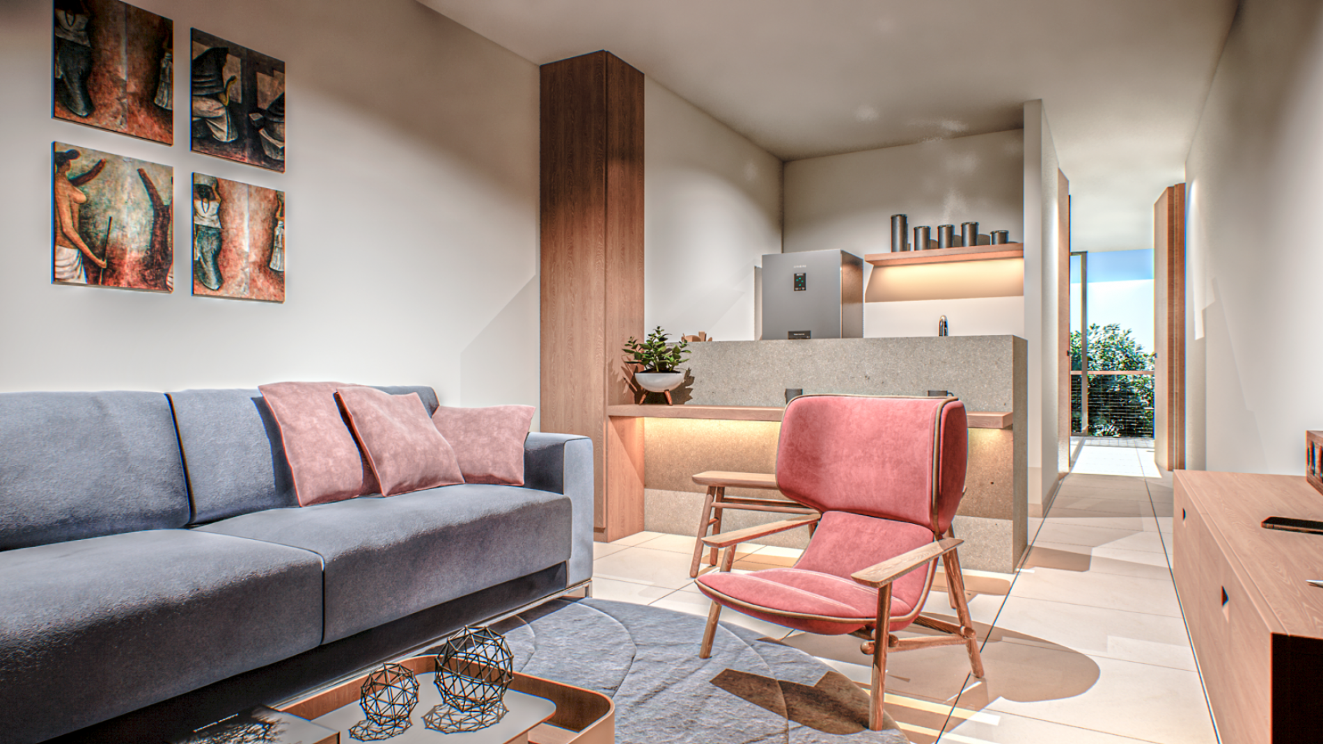 Departamento en Movera, mod. Loft Apartment