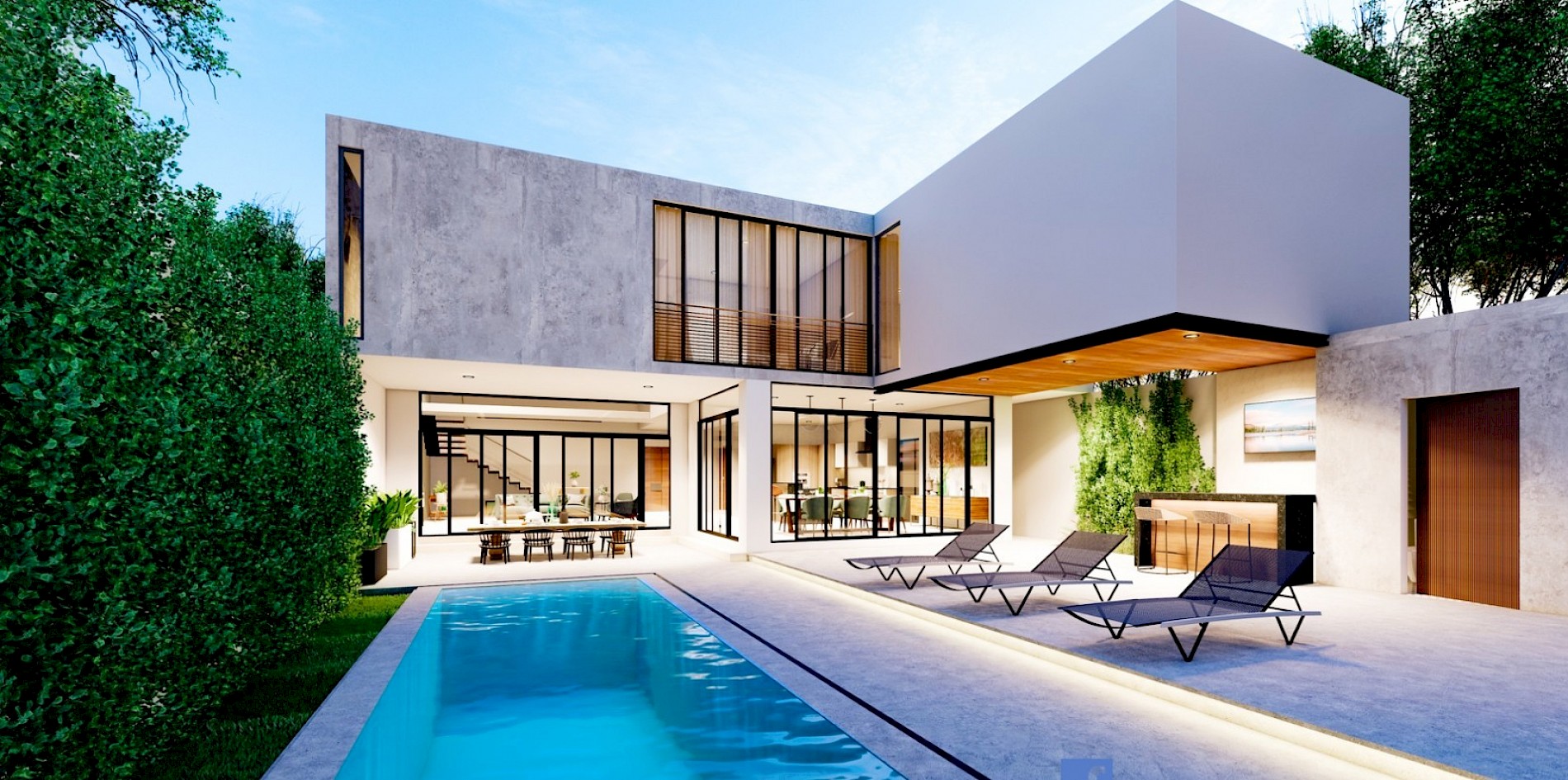 Residencia en Temozón Norte, mod. B
