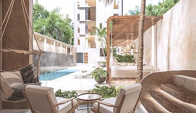 Departamento en Montejo Beach, mod. Garden