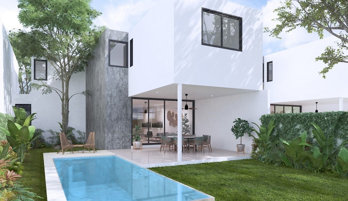 Casa en Dzityá, mod. D2