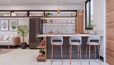 Departamento en Temozón 53, mod. A