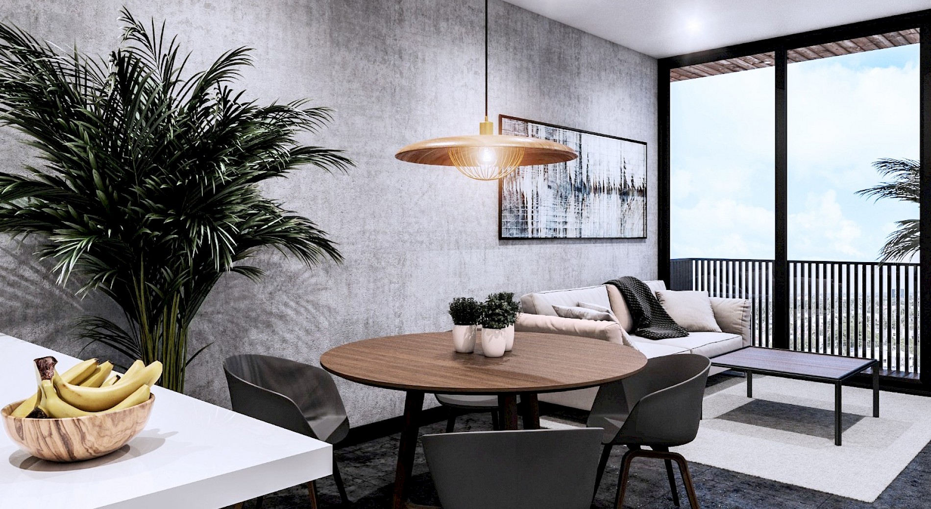 Departamento en Uno Living, mod. B