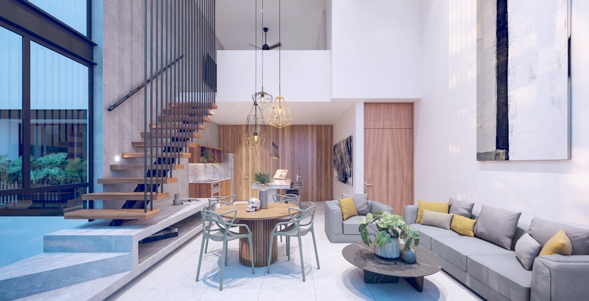Departamento en Uno Living, mod. Loft