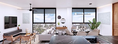 Departamento en Halvo, mod. 2 habitaciones