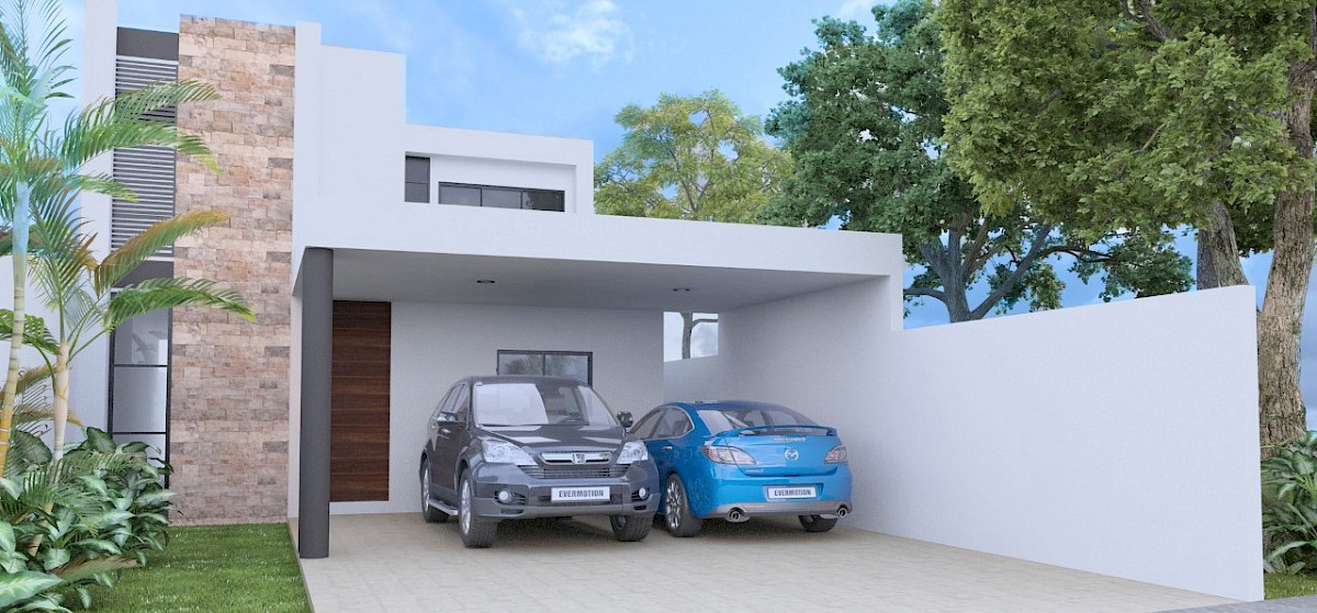Casa en Conkal 68, mod. D