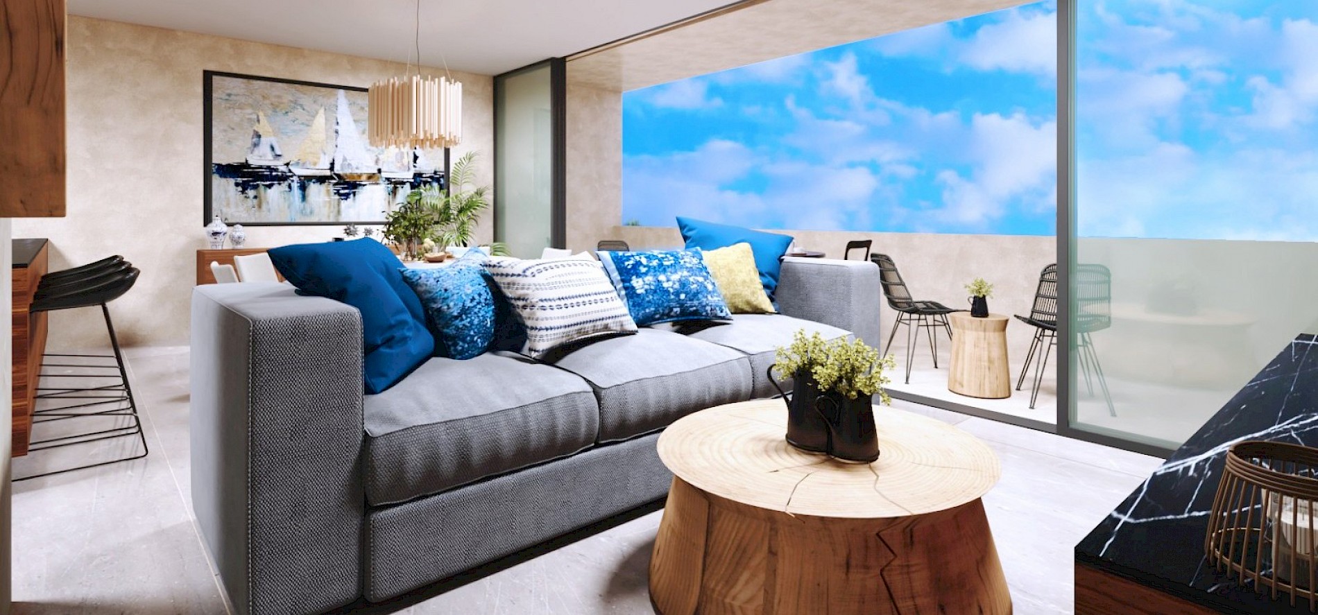 Departamento en Fraga, mod. A3