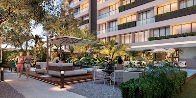 Departamento en Amaia Altabrisa, mod. Garden