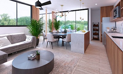 Departamentos en Element, mod. Live Terrace